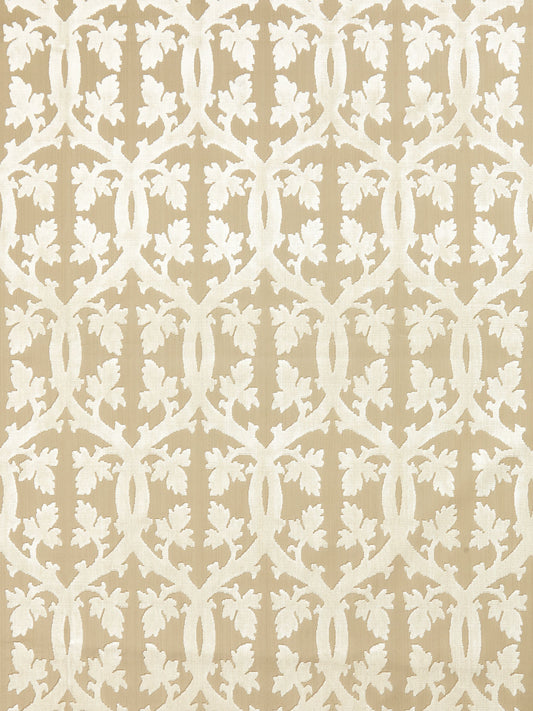 SCALAMANDRE  FALK MANOR HOUSE FABRIC ALABASTER   - SC 001326690M