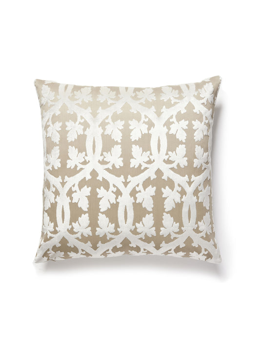 SCALAMANDRE PILLOWS   BOTANICAL / FOLIAGE 
FRETWORK / LATTICE SQUARE    - SC 0013SDDK26690 NEW SKU # SCSDDK266900013