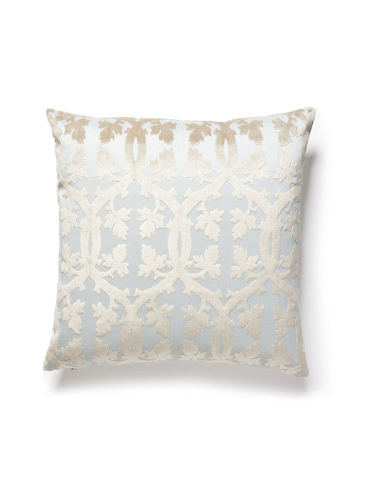 SCALAMANDRE PILLOWS   BOTANICAL / FOLIAGE 
FRETWORK / LATTICE SQUARE    - SC 0015SDDK26690 NEW SKU # SCSDDK266900015
