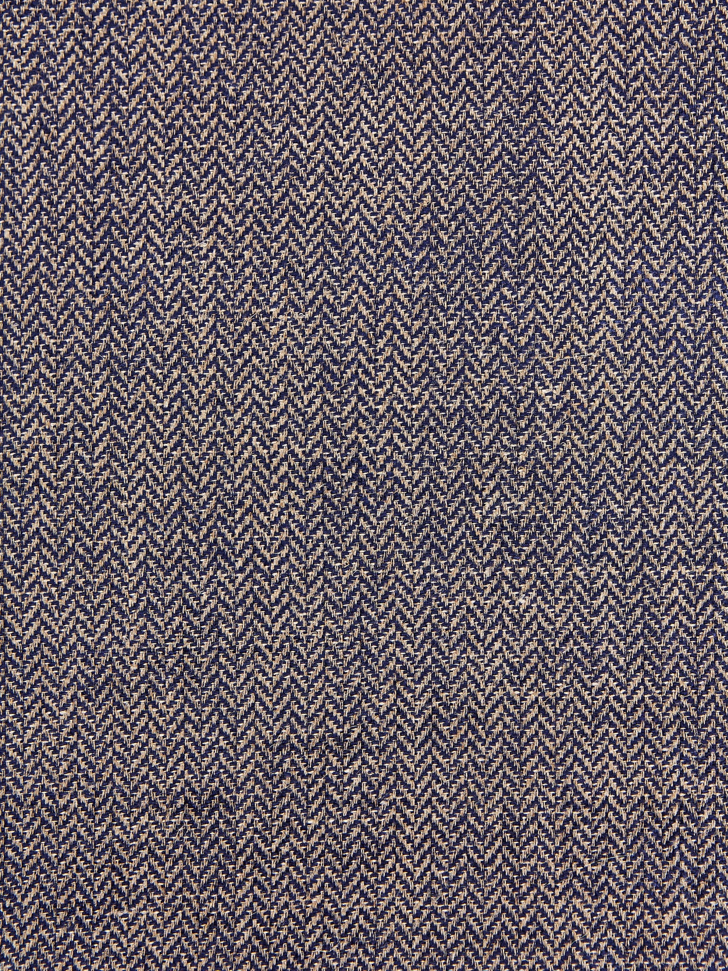 SCALAMANDRE OUTLET  FABRIC OXFORD HERRINGBONE WEAVE  FABRIC INDIGO   - SC 001727006