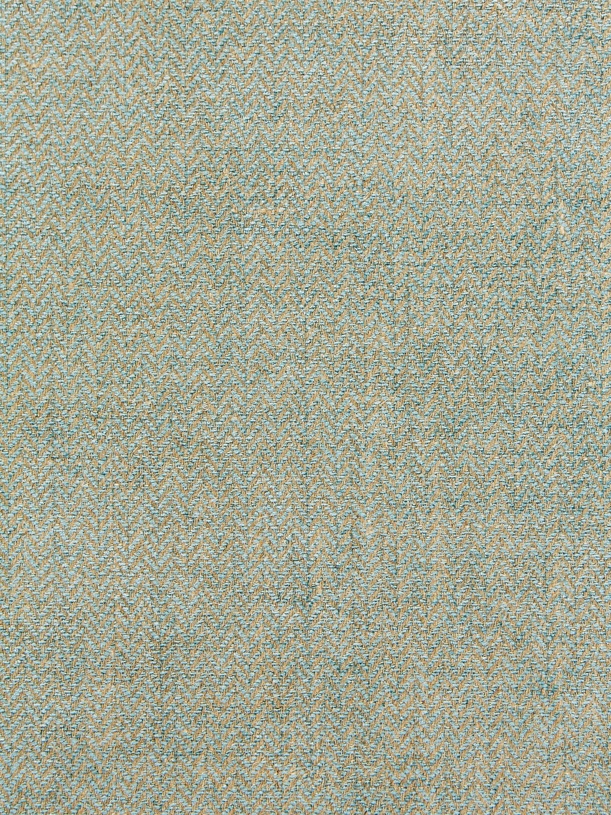 SCALAMANDRE  OXFORD HERRINGBONE WEAVE FABRIC AQUAMARINE   - SC 002027006