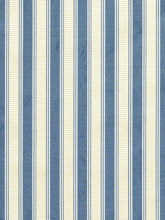 SCALAMANDRE  SHIRRED STRIPE FABRIC LAPIS   - SC 0022121M