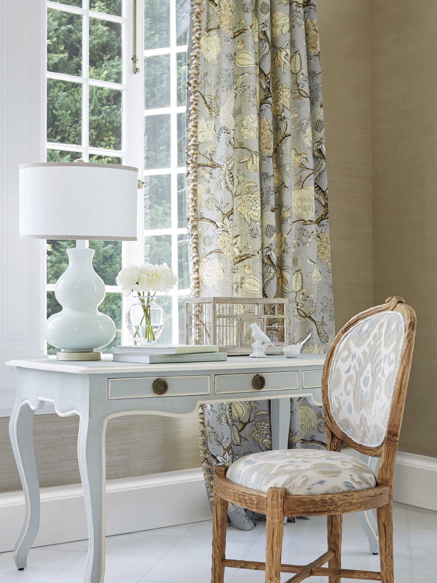 SCALAMANDRE  TASHKENT VELVET FABRIC CLOUD   - SC 000127015 NEW SKU # SC270150001