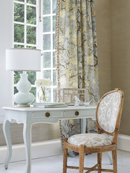 SCALAMANDRE  TASHKENT VELVET FABRIC SMOKE   - SC 000527015 NEW SKU # SC270150005