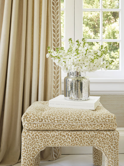 SCALAMANDRE  PANTHERA VELVET FABRIC SABLE   - SC 000327037 NEW SKU # SC270370003