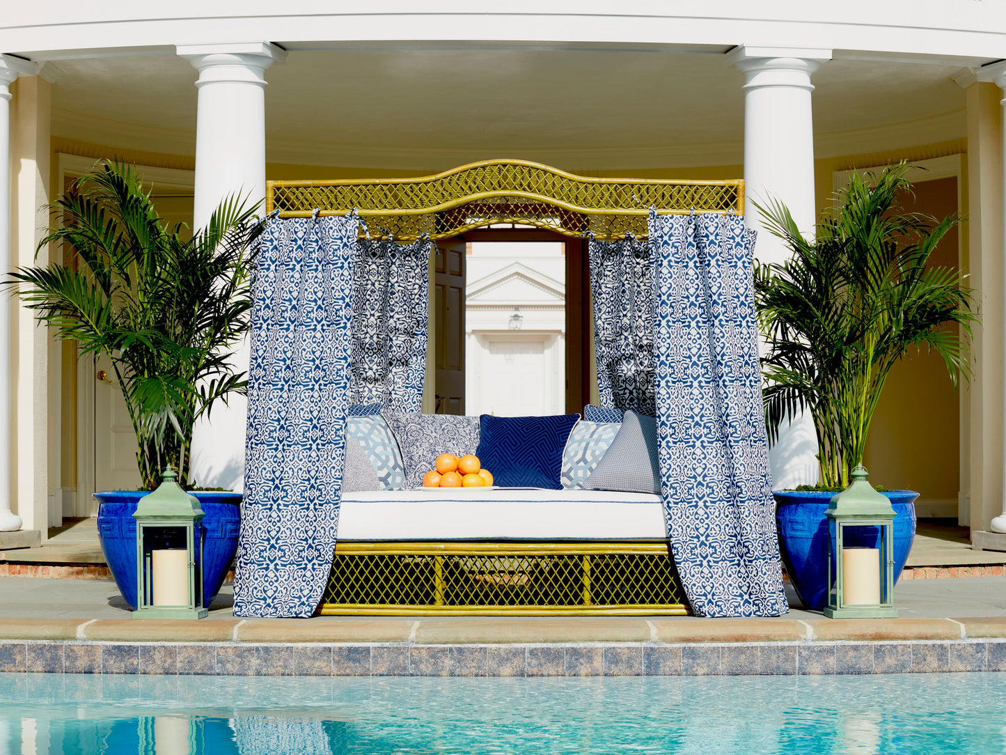 SCALAMANDRE  MEANDER VELVET FABRIC NAVY   - SC 000427060 NEW SKU # SC270600004