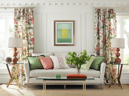 SCALAMANDRE  PRESTON COTTON PLAID FABRIC SKY   - SC 000427122 NEW SKU # SC271220004