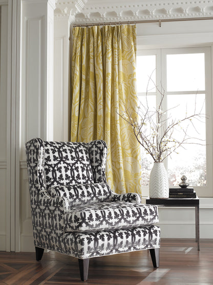 SCALAMANDRE  DECO FLOWER FABRIC MINERAL   - SC 000327131 NEW SKU # SC271310003