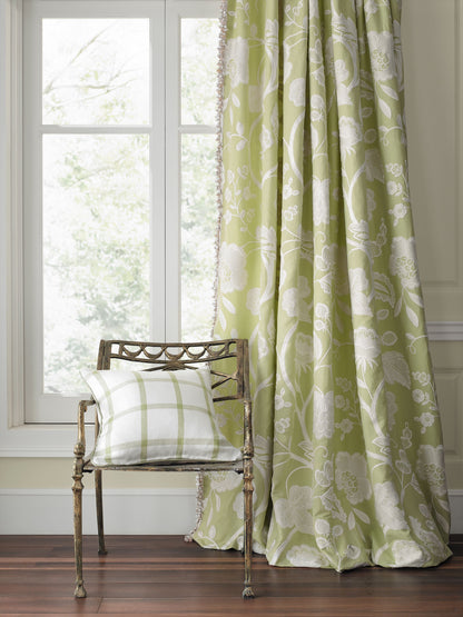 SCALAMANDRE  WILTON LINEN CHECK FABRIC LINEN   - SC 000127152 NEW SKU # SC271520001