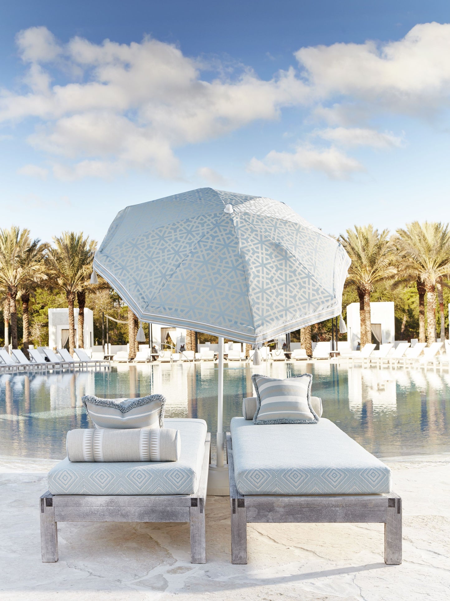 SCALAMANDRE  SANTORINI STRIPE FABRIC PALM   - SC 000227188 NEW SKU # SC271880002