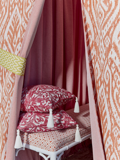 SCALAMANDRE  BALI FLORAL FABRIC PALM   - SC 000427195 NEW SKU # SC271950004