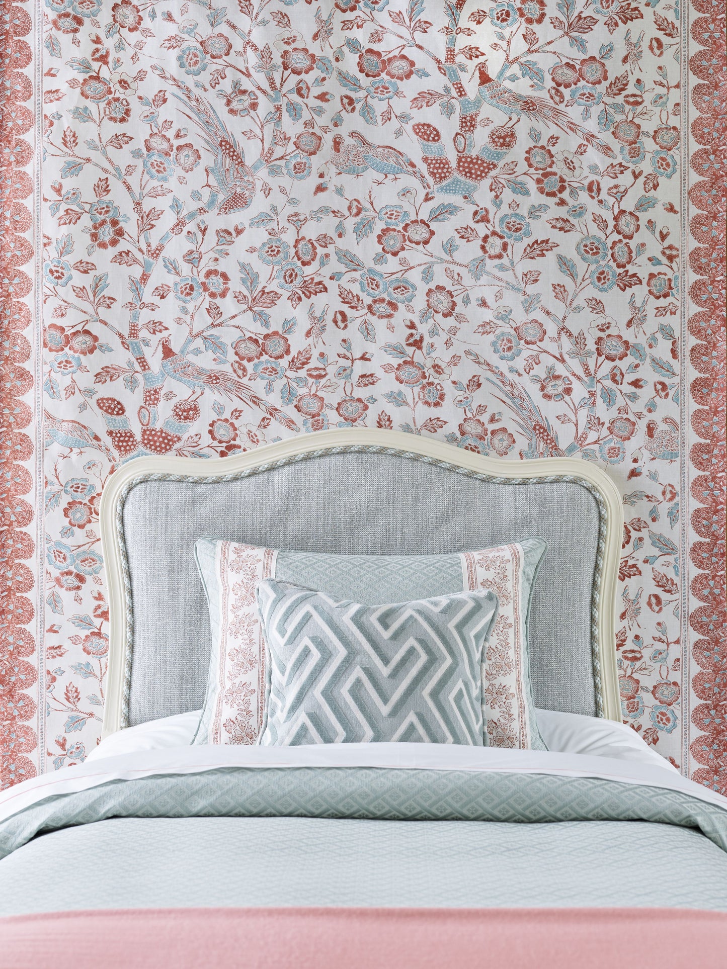 SCALAMANDRE  MAZE VELVET FABRIC HARBOR   - SC 000227237 NEW SKU # SC272370002