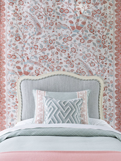 SCALAMANDRE  MAZE VELVET FABRIC HARBOR   - SC 000227237 NEW SKU # SC272370002