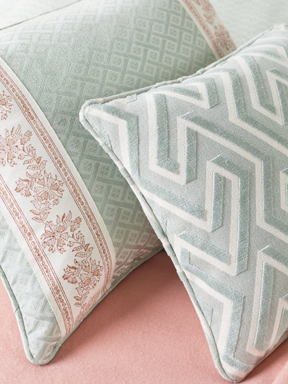 SCALAMANDRE  MAZE VELVET FABRIC HARBOR   - SC 000227237 NEW SKU # SC272370002