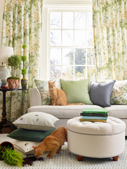 SCALAMANDRE  DAPPER FLANNEL FABRIC EGGSHELL   - SC 000127248 NEW SKU # SC272480001