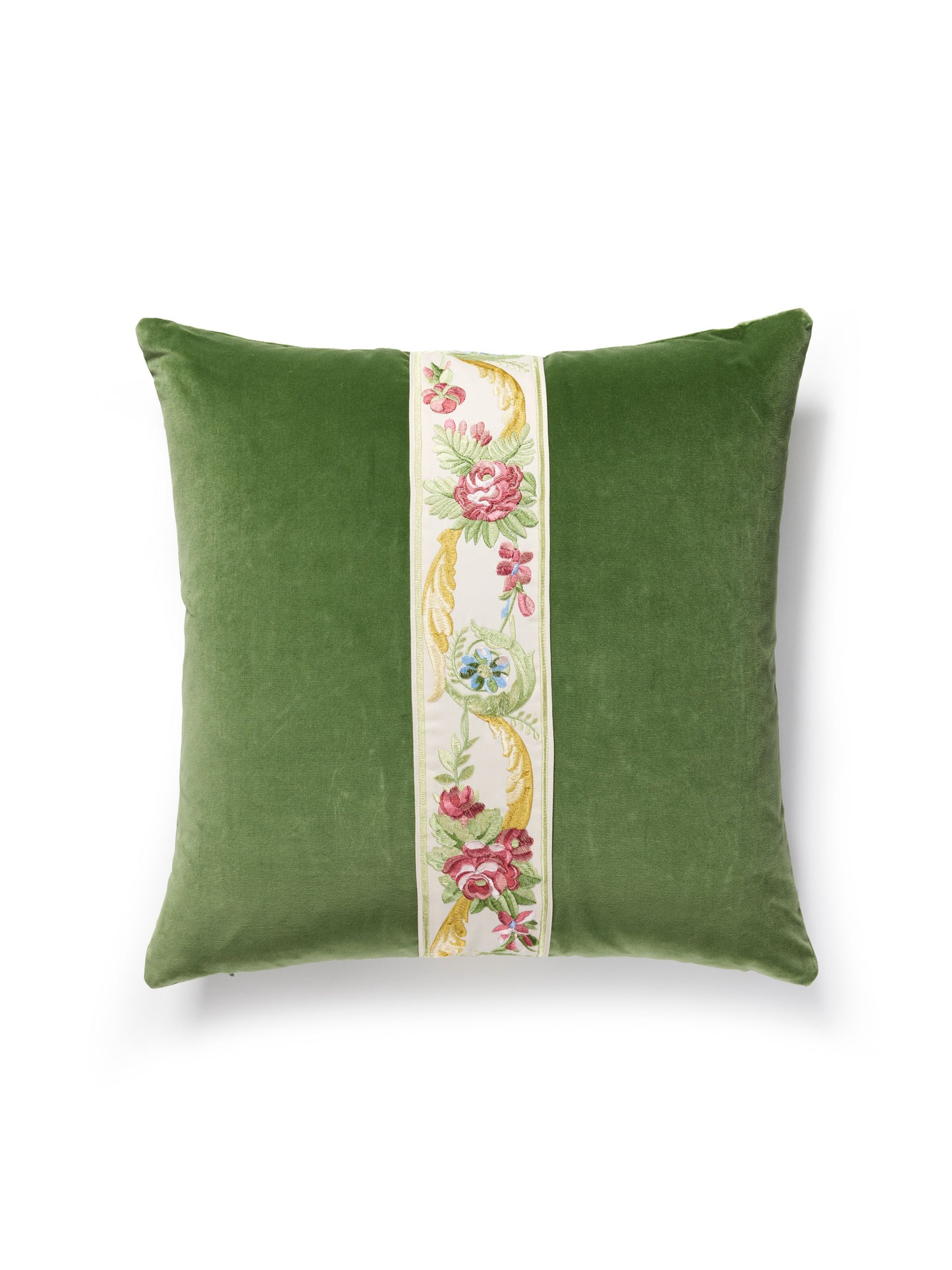 SCALAMANDRE PILLOWS   BOTANICAL / FOLIAGE 
FLORAL 
SCROLL SQUARE    - SC 4425SDDTT3342