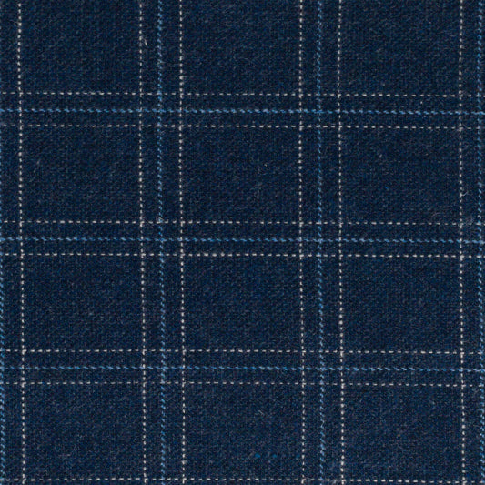 STOUT TEXTILES  MULTIPURPOSE,WOVENS TRADITIONAL, PLAID/CHECK NAVY   - SEAF-1