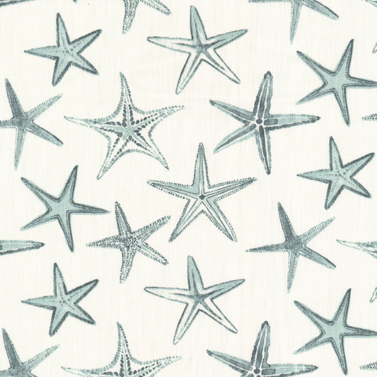 STOUT TEXTILES  MULTIPURPOSE,PRINT TRADITIONAL, COASTAL NORSE,TEAL   - SEAG-1