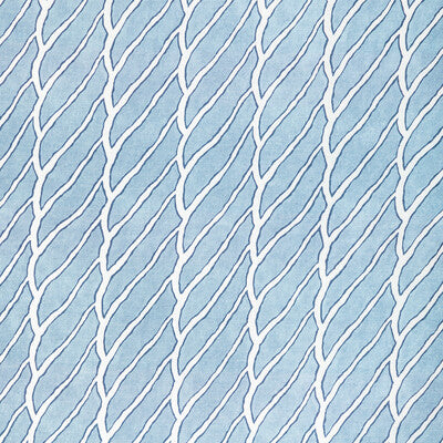 KRAVET BASICS PRINT STRIPES BLUE,WHITE,BLUE   - SEA CABLE.5.0