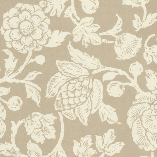 STOUT TEXTILES  MULTIPURPOSE,PRINT TRADITIONAL, FLORAL CAMEL   - SELT-2