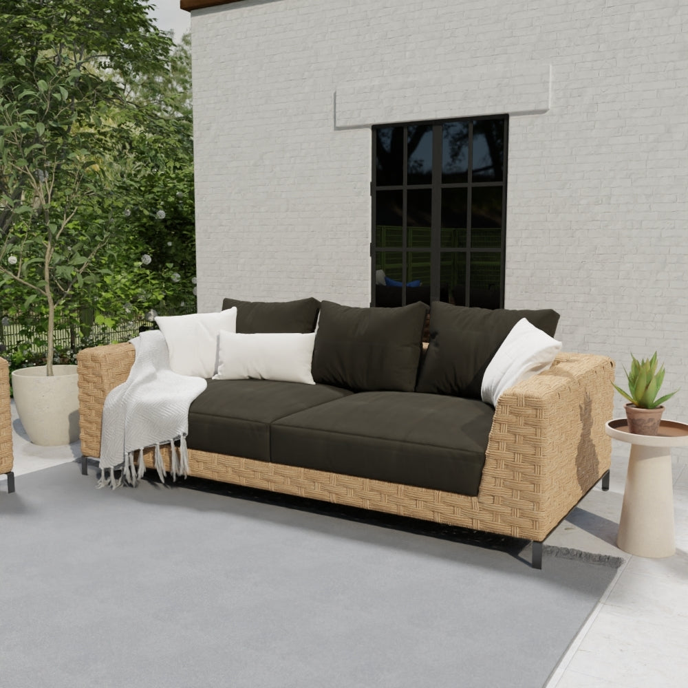 NICHOLASJOHN INC NJ-BANKS Walnut Solid   Fabric - NJ25-2968