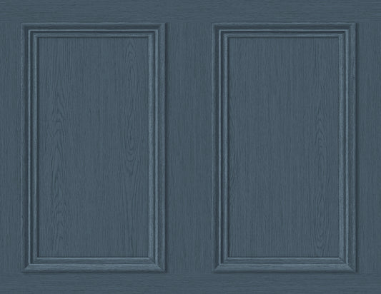 Stacy Garcia Home  Faux Wood Panel Wood Rustic Denim Blue   - SG11802