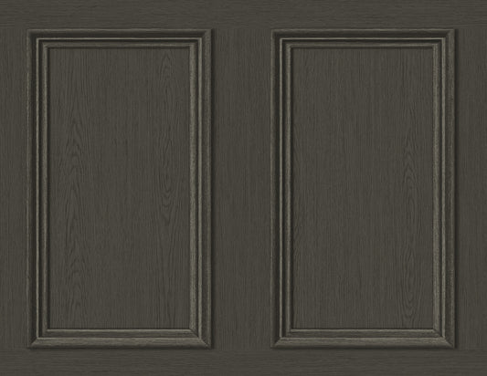 Stacy Garcia Home  Faux Wood Panel Wood Rustic Charcoal   - SG11810