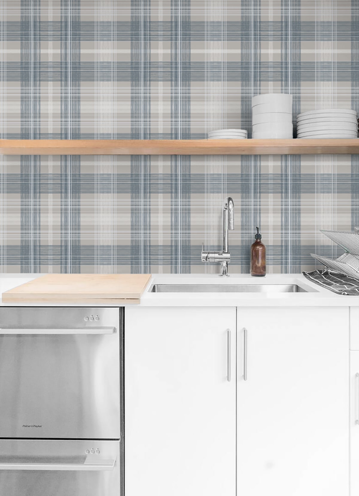 Stacy Garcia Home  Crossroads Plaid Plaid Transitional Grey   - SG13102