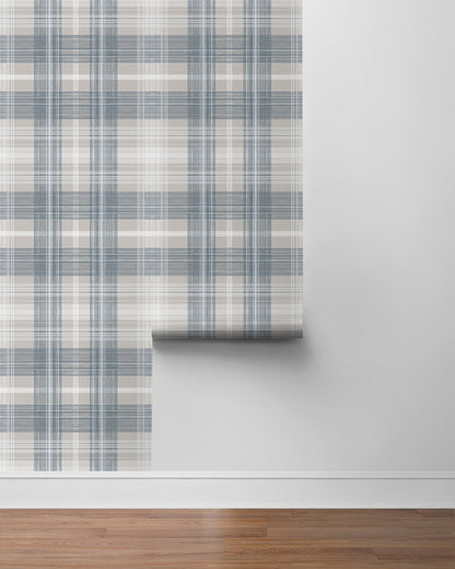 Stacy Garcia Home  Crossroads Plaid Plaid Transitional Grey   - SG13102