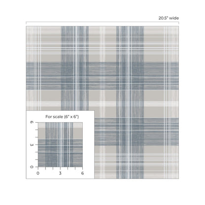 Stacy Garcia Home  Crossroads Plaid Plaid Transitional Grey   - SG13102