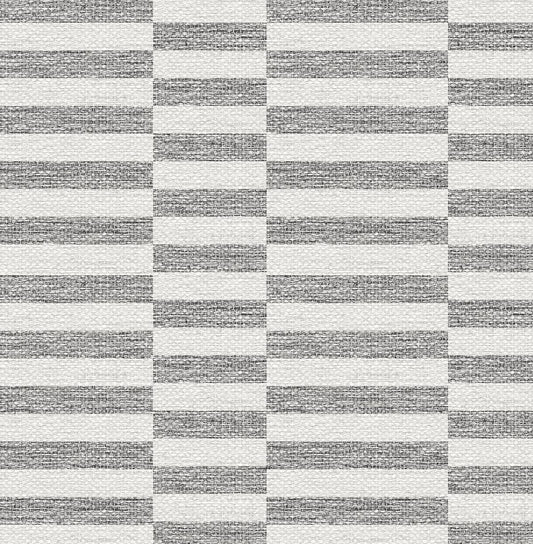 Stacy Garcia Home  Faux Woven Stripe Striped Contemporary Grey   - SG13208