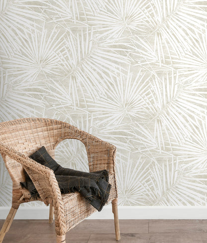 Stacy Garcia Home  Fossil Palm Botanical Contemporary Beige   - SG13407