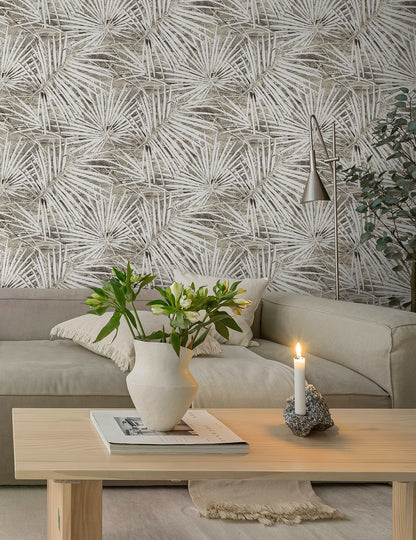 Stacy Garcia Home  Fossil Palm Botanical Contemporary Grey   - SG13408