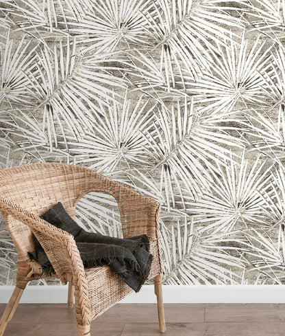 Stacy Garcia Home  Fossil Palm Botanical Contemporary Grey   - SG13408