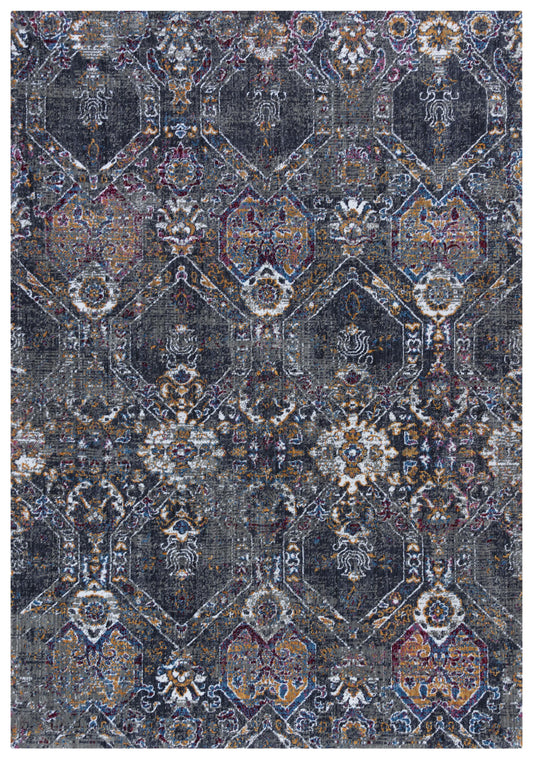 Traditional 2' x 8' rug.