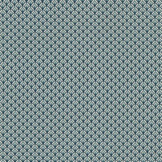 STOUT TEXTILES  UPHOLSTERY,WOVENS TRADITIONAL, DIAMOND PEACOCK   - SHAR-3