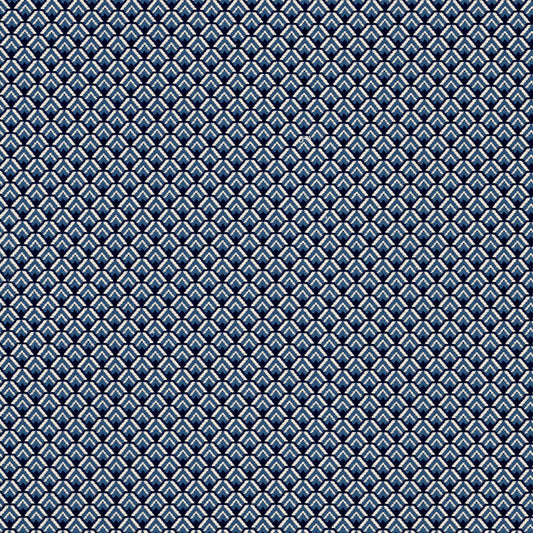 STOUT TEXTILES  UPHOLSTERY,WOVENS TRADITIONAL, DIAMOND NAVY   - SHAR-6