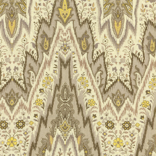 JF Fabrics SHIBORI 34 Fabric Traditional,Transitional,Contemporary,Flamestitch Brown  Linen,Print,Linen Texture - 5732034 J6931