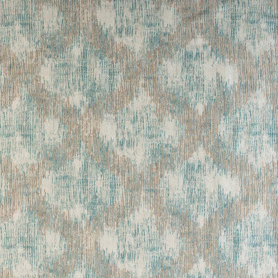 KRAVET DESIGN PRINT GEOMETRIC LIGHT GREY,BLUE,BEIGE   - SHIMMERSEA.15.0