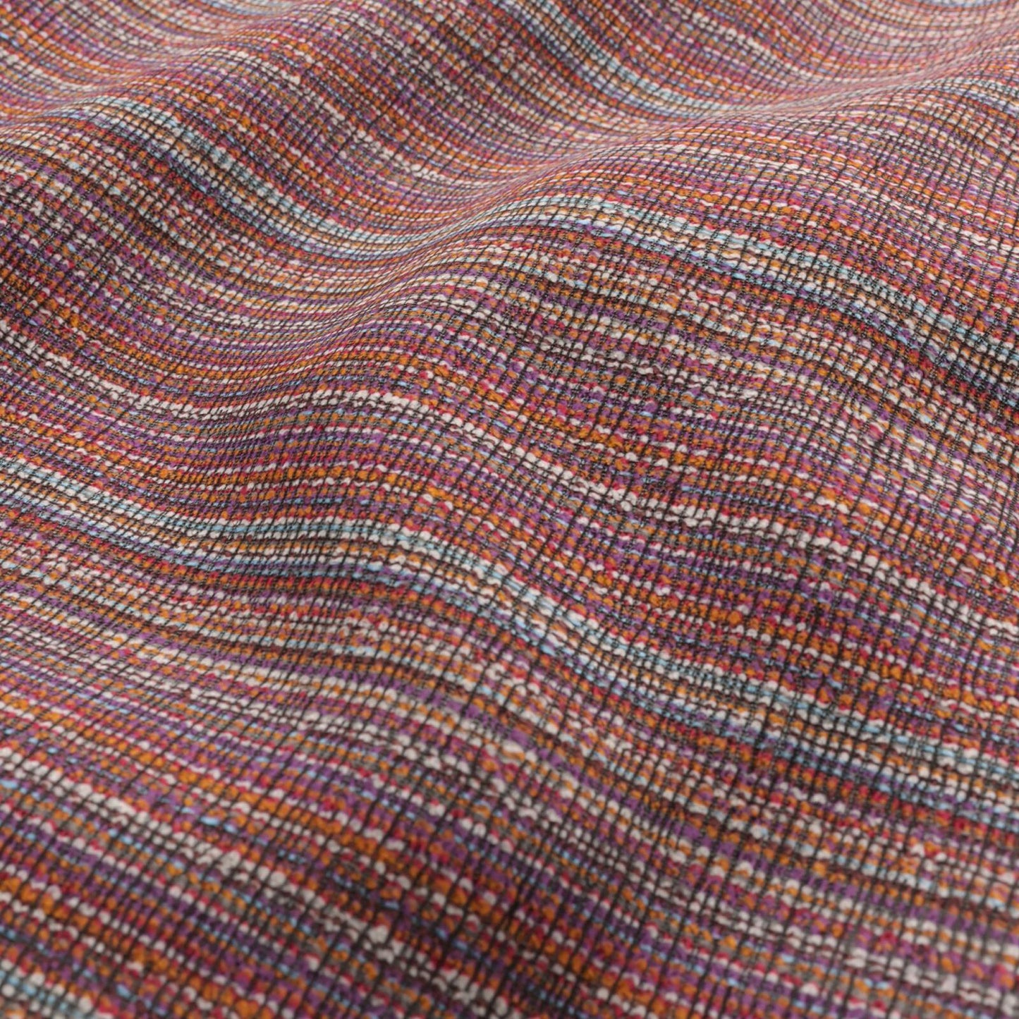 JF Fabrics FibreGuard Outdoor SHIPWRECK 57 Fabric Abstract, Plain Purple, Orange, Blue, Grey, Black  Boucle, Texture, Outdoor - 9467357 J9301