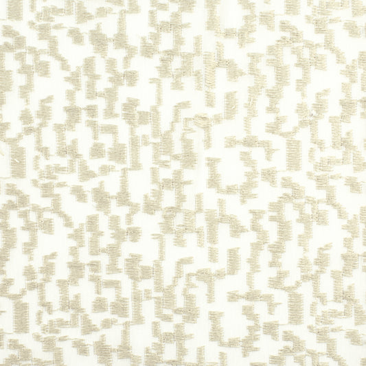 STOUT TEXTILES  DRAPERY,EMBROIDERIES TRANSITIONAL,, GEOMETRIC CHAMOIS   - SHIR-2