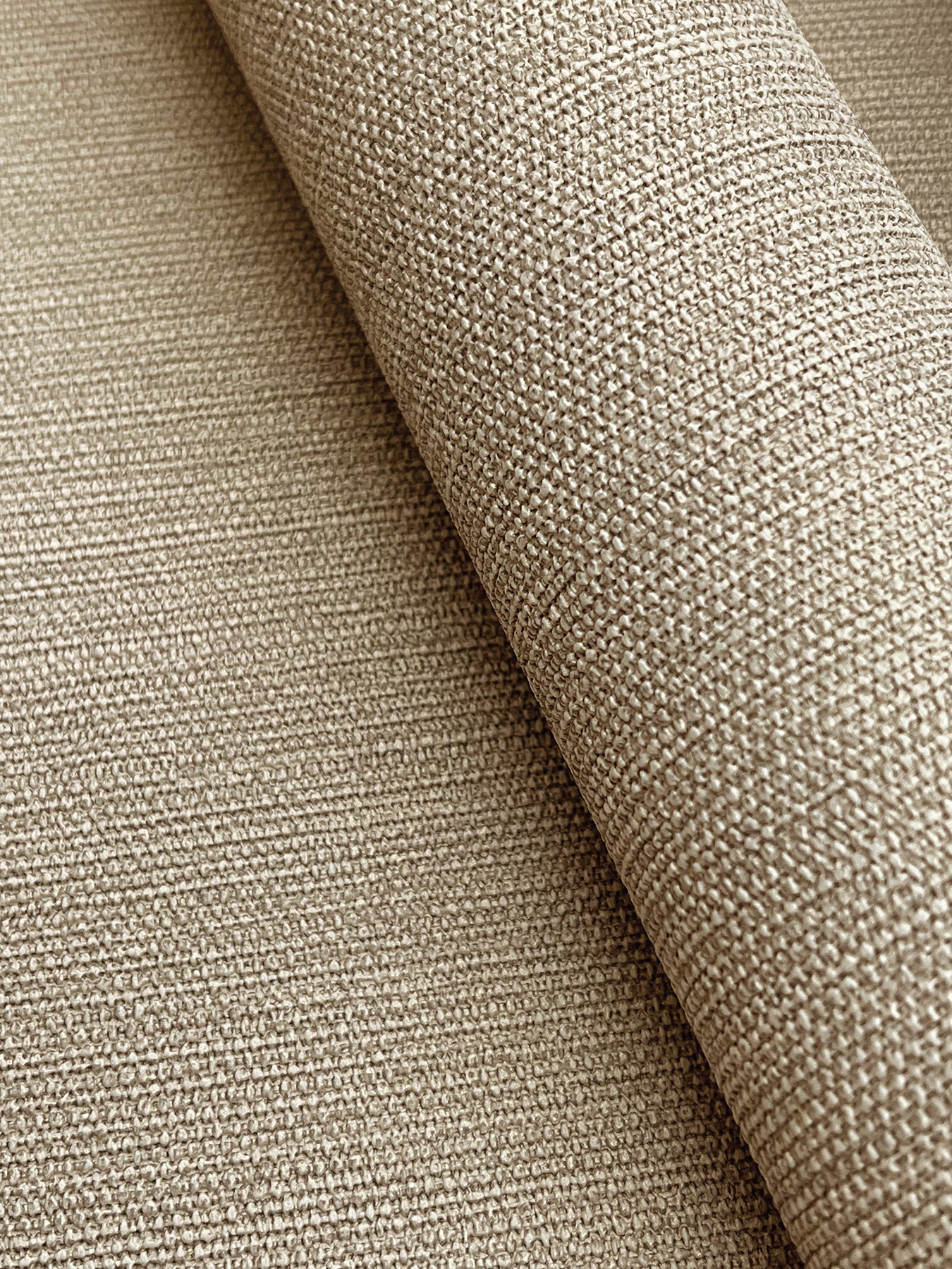 York Wallcoverings Montecito Shimmering Linen Light Caramel Wallpaper Transitional Textures Browns   - SI18554