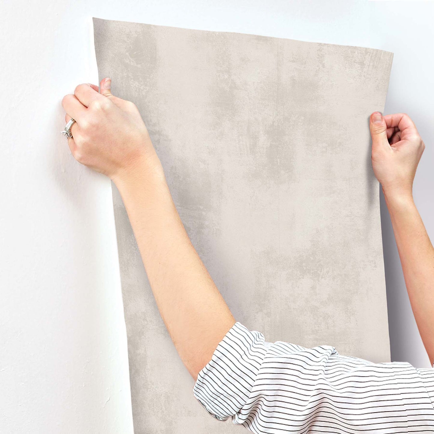 York Wallcoverings York Wallcoverings Italian Plaster Pearl Wallpaper Textures Lodge Pearl  Wallpaper - SI18561