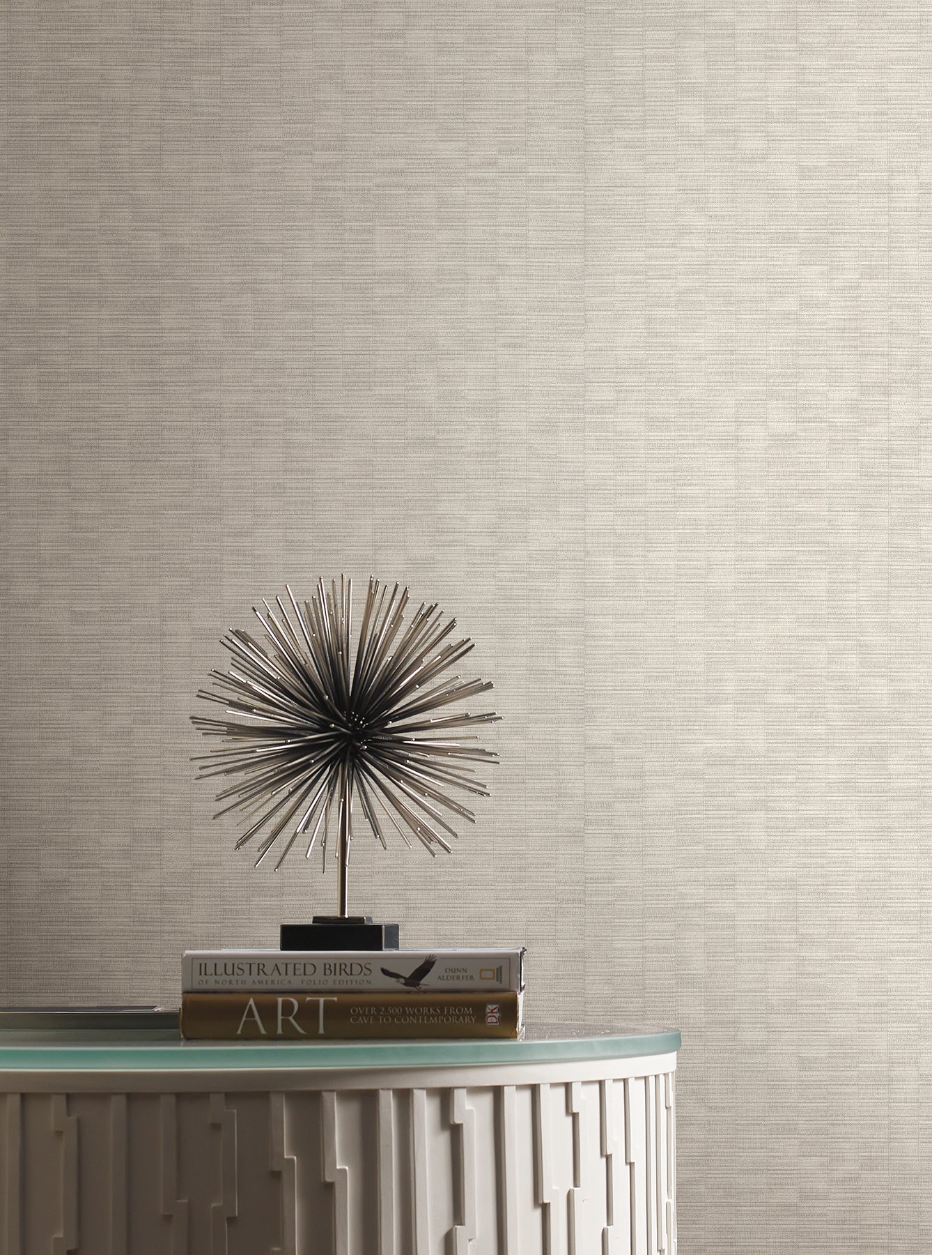 York Wallcoverings Signature Textures Resource Library Capri Cream Wallpaper Transitional Textures Whites and Off-Whites   - SI20751