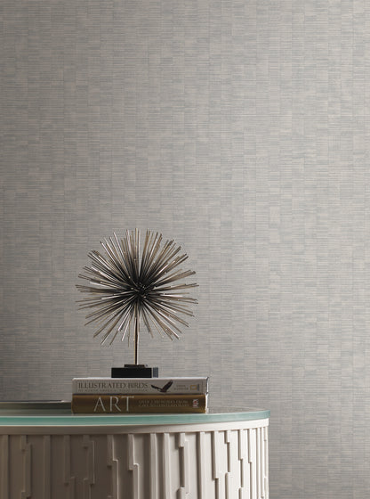York Wallcoverings Signature Textures Resource Library Capri Light Grey Wallpaper Transitional Textures Greys   - SI20753