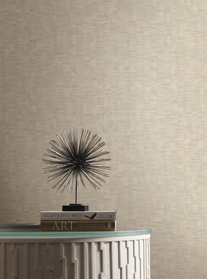 York Wallcoverings Signature Textures Resource Library Capri Beige Wallpaper Transitional Textures Beiges   - SI20754