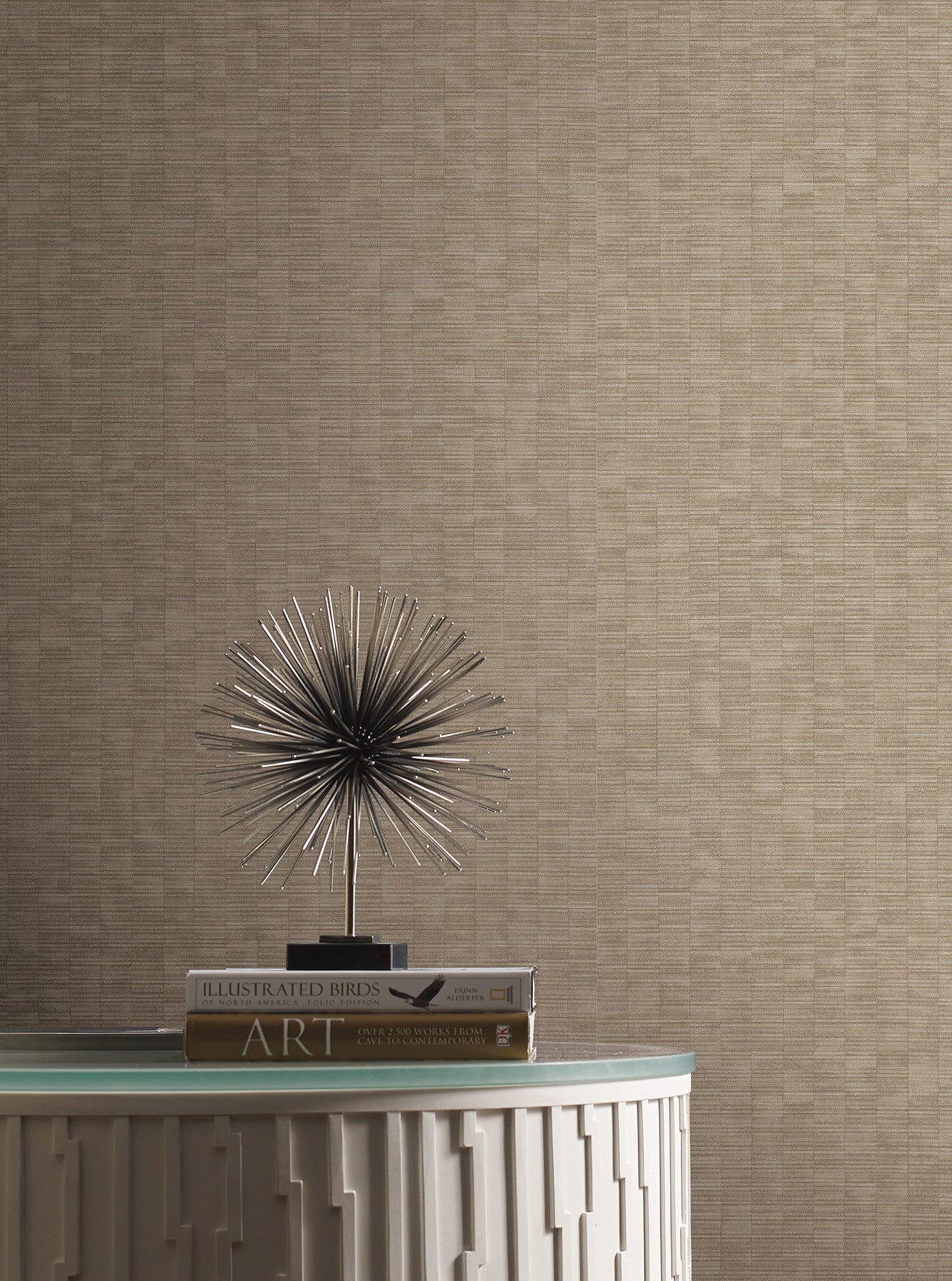York Wallcoverings Signature Textures Resource Library Capri Caramel Wallpaper Transitional Textures Browns   - SI20758