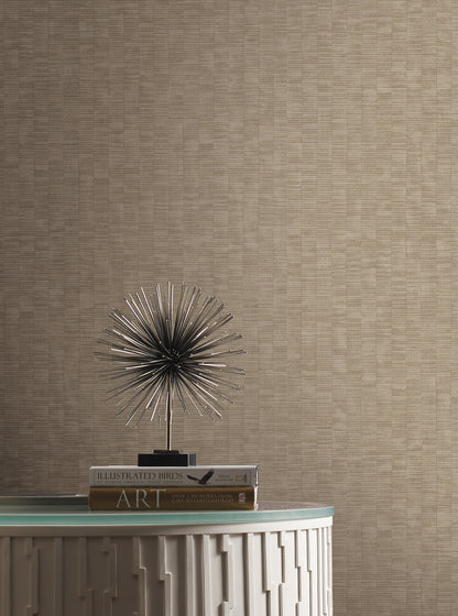 York Wallcoverings Signature Textures Resource Library Capri Caramel Wallpaper Transitional Textures Browns   - SI20758