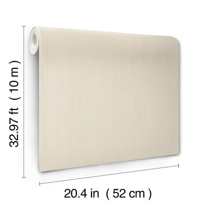 York Wallcoverings Signature Textures Resource Library Nuvola Weave Champagne Wallpaper Traditional Textures Whites and Off-Whites   - SI20776