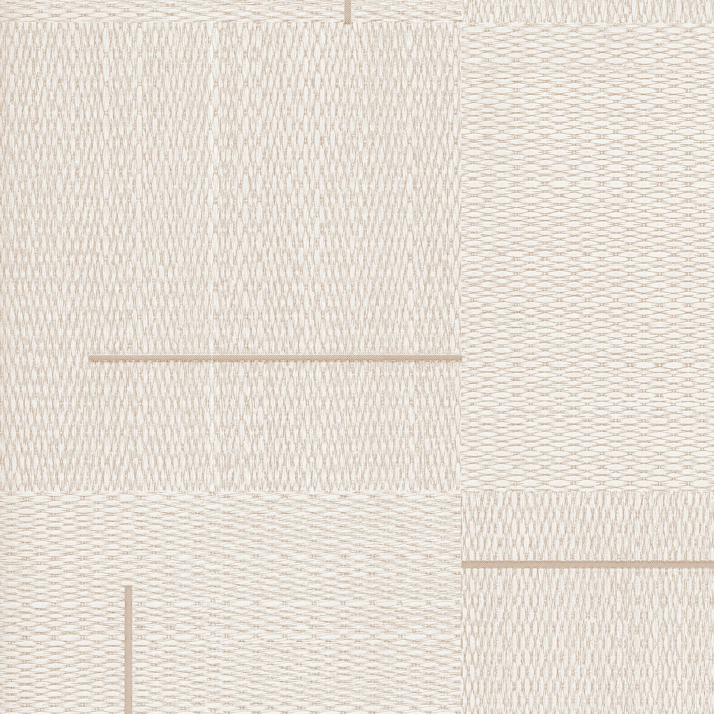 York Wallcoverings Signature Textures Resource Library Geo Block Weave Linen Wallpaper Modern Geometrics Beiges   - SI24900